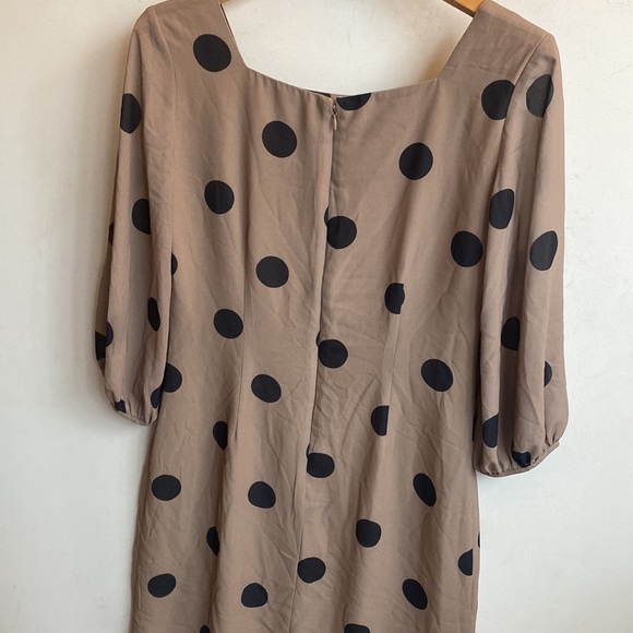 (A1) Amanda Uprichard Walsh Polka Dot Shift Dress, Size M - Picture 11 of 15